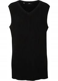 B.P.C kamizelka dzianinowa POMARAŃCZOWA lekko dłuższy tył r.40/42