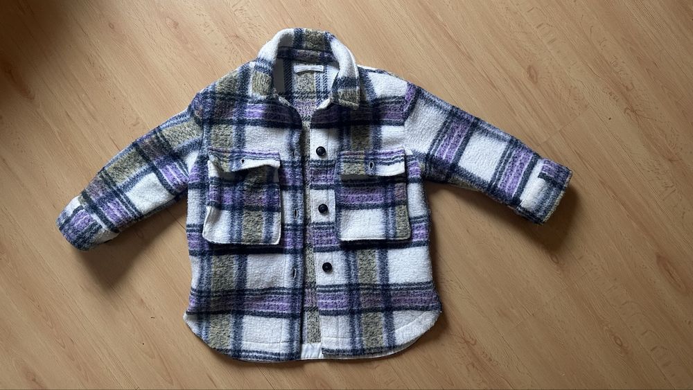 Zara тепла рубашка,сорочка,кофта 116 р.