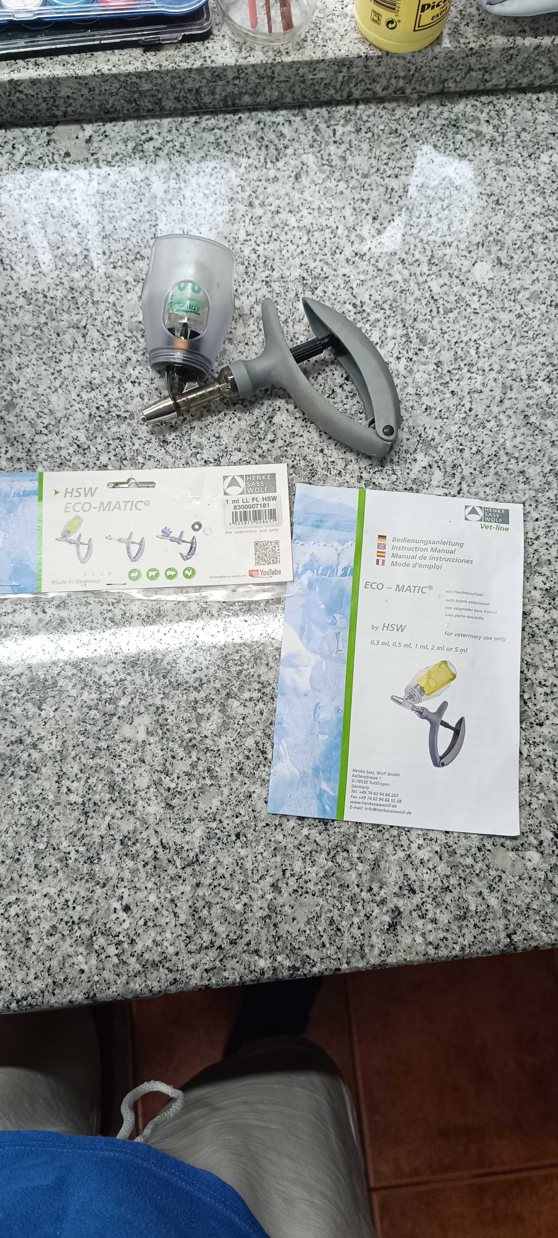 Máquina vacinação