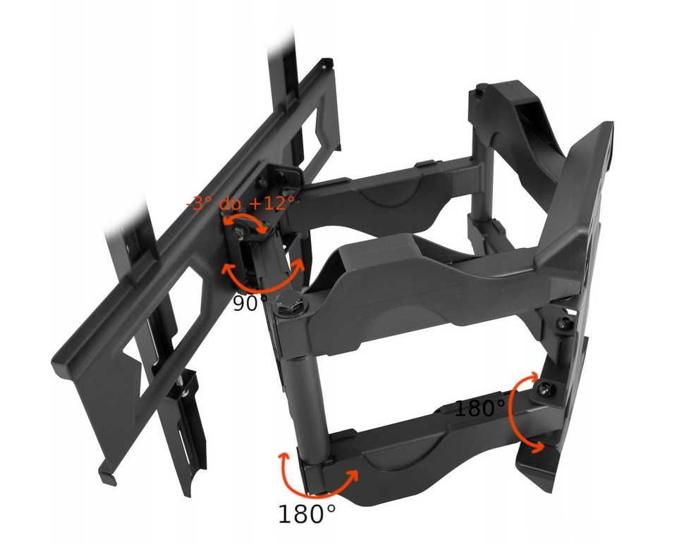 NOWY wieszak uchwyt do tv telewizora uchylny 26"- 60" 400x400 do 35 kg