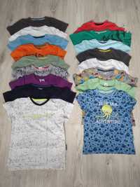 Zestaw bluzek t-shirty 122