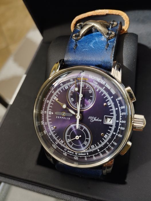 Zegarek kwarcowy Zeppelin ( dwa paski)