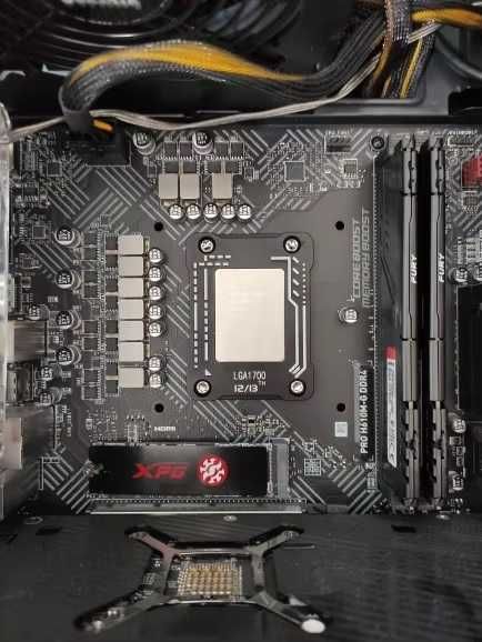 Рамка для сокета, LGA 1700, черная