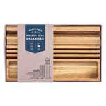 Organizer biurkowy drewniany Gentlemen's Hardware pudełko,133x223 mm