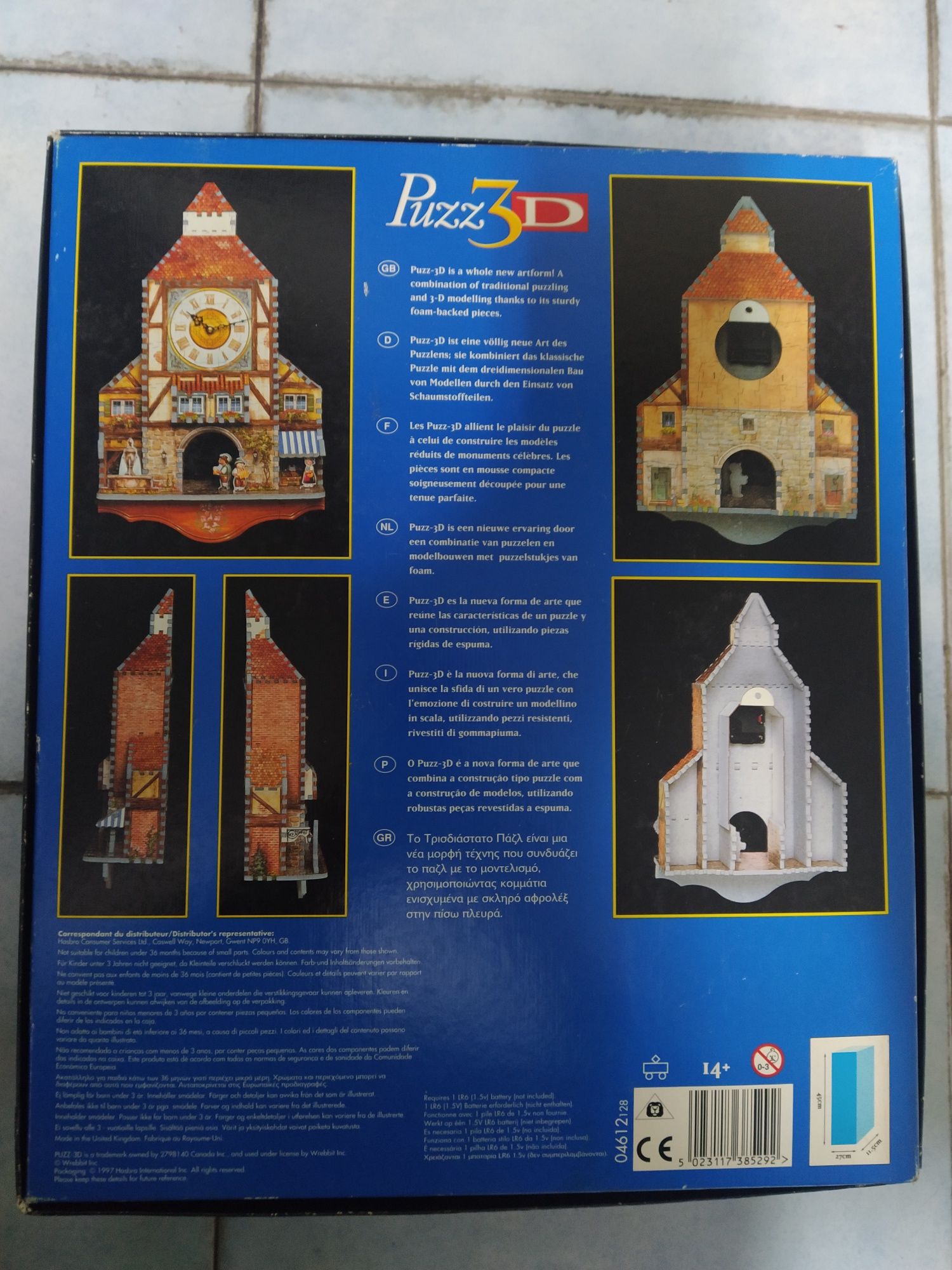 Puzzle 3D - Torre de Relógio da Baviera