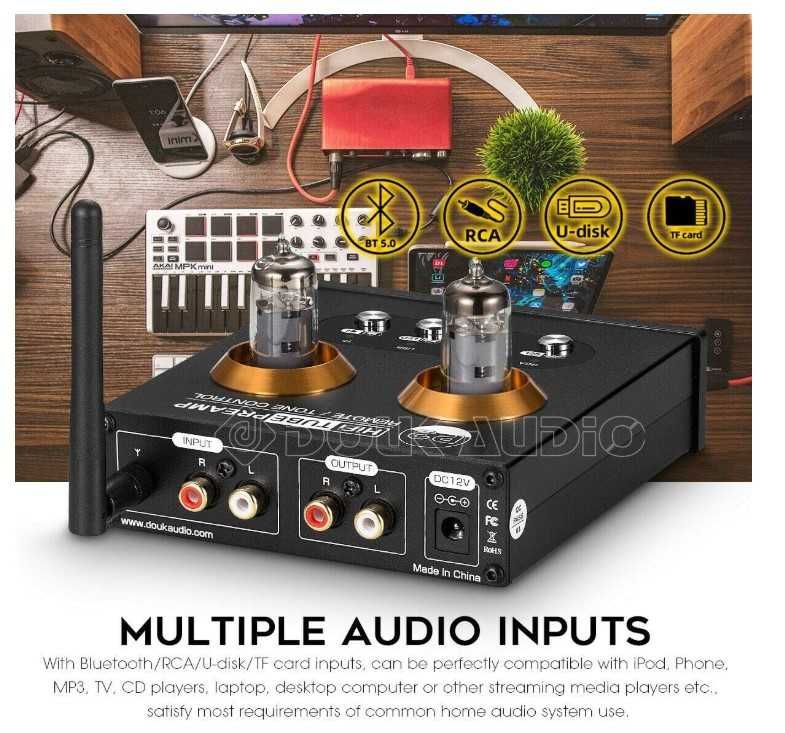 Wzmacniacz HiFI, słuchawkowy, przedwzmacniacz Nobosund Bluetooth 5.0