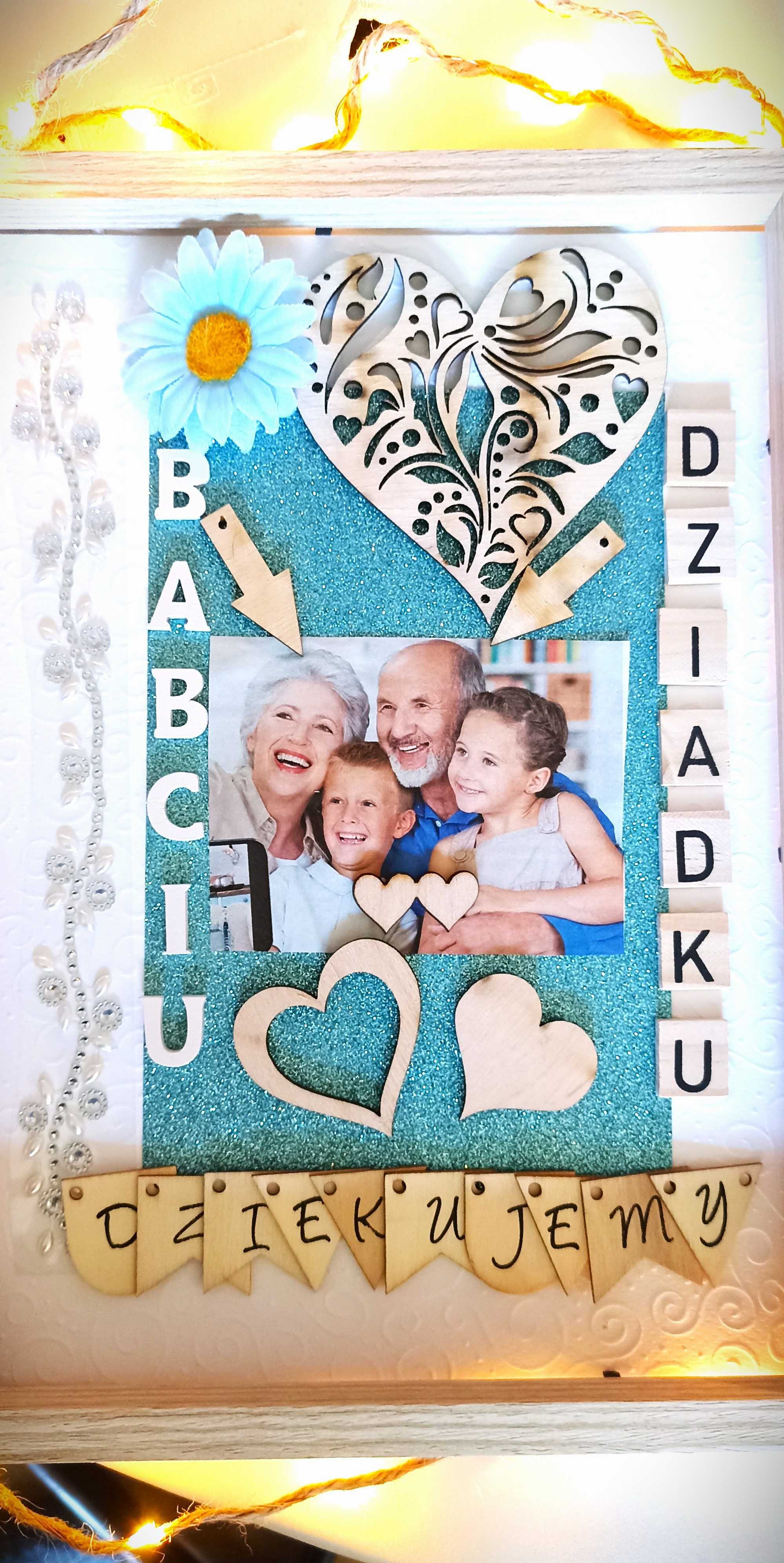 Prezent DLA BABCI I DZIADKA z Ich zdjęciem