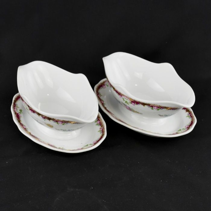 Par de molheiras Porcelana Alemã estilo Limoges