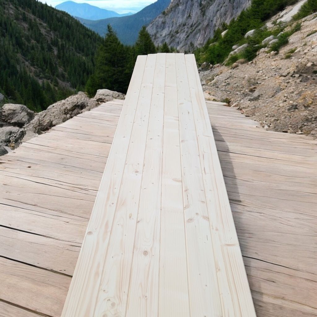 Podbitka Boazeria deska 15x120 świerk szlifowany listway