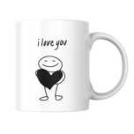 Kubek kocham cię serce dla dziewczyny żony męża chłopaka i love you