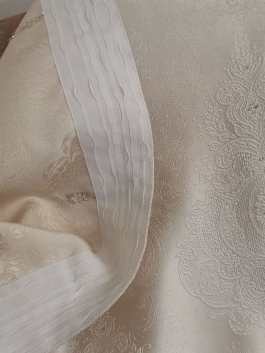 Штори ваніль-беж