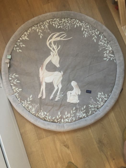 Mata niemowlęca edukacyjna Baby steps jelonki