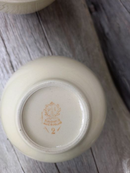 Talerze i miski Tułowice PRL - zestaw