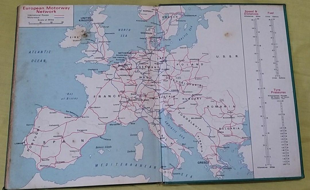 European motoring atlas and guide.