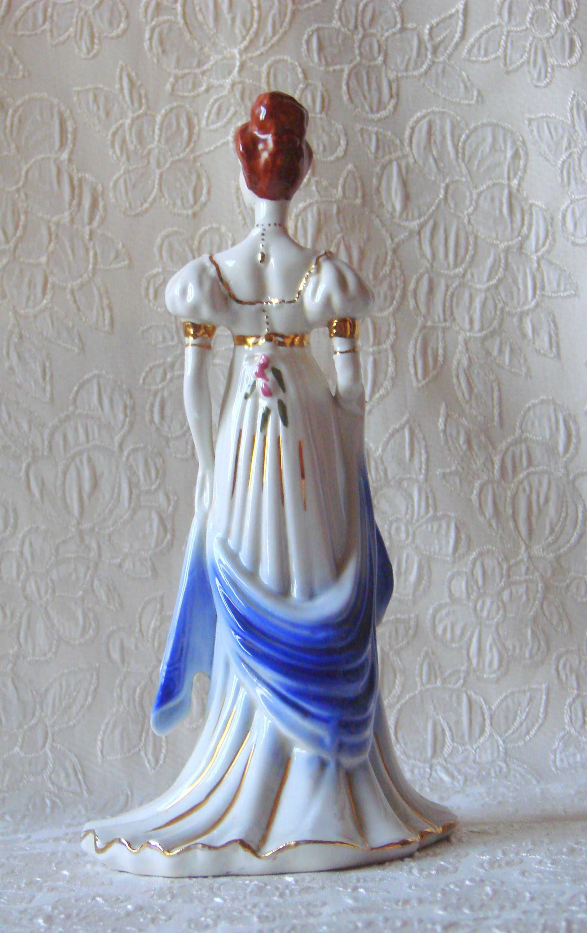 figurka dama porcelana