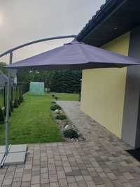 Duzy parasol ogrodowy