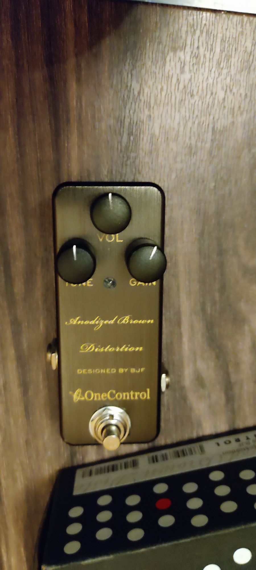 Pedal One Control Anodized Brown Distortion