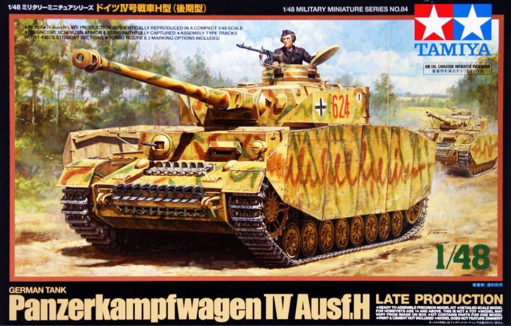 Model do sklejania Czołg PzKpfw Panzer IV Ausf.H 32584 Tamiya