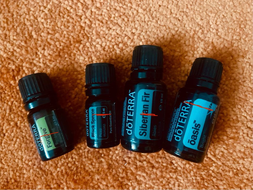 doTERRA otwarte Forgive Siberian Fir Oasis Black Spruce