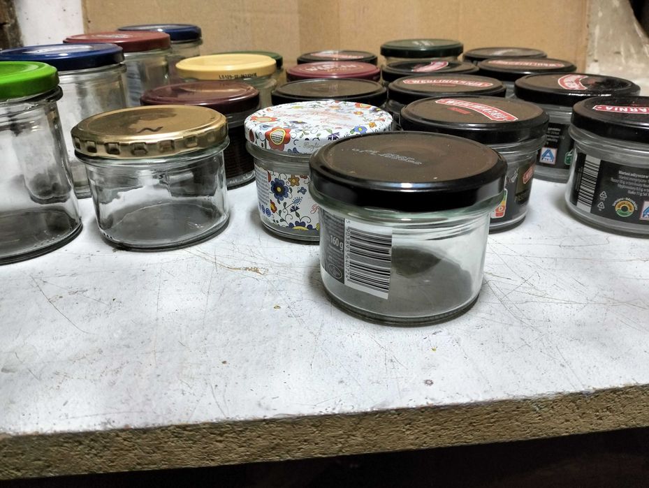 Słoiki/słoiczki szklane 0,2 l i inne 21 szt.