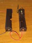 Suporte de células 18650 (1x)4.2v (3x)12.6v