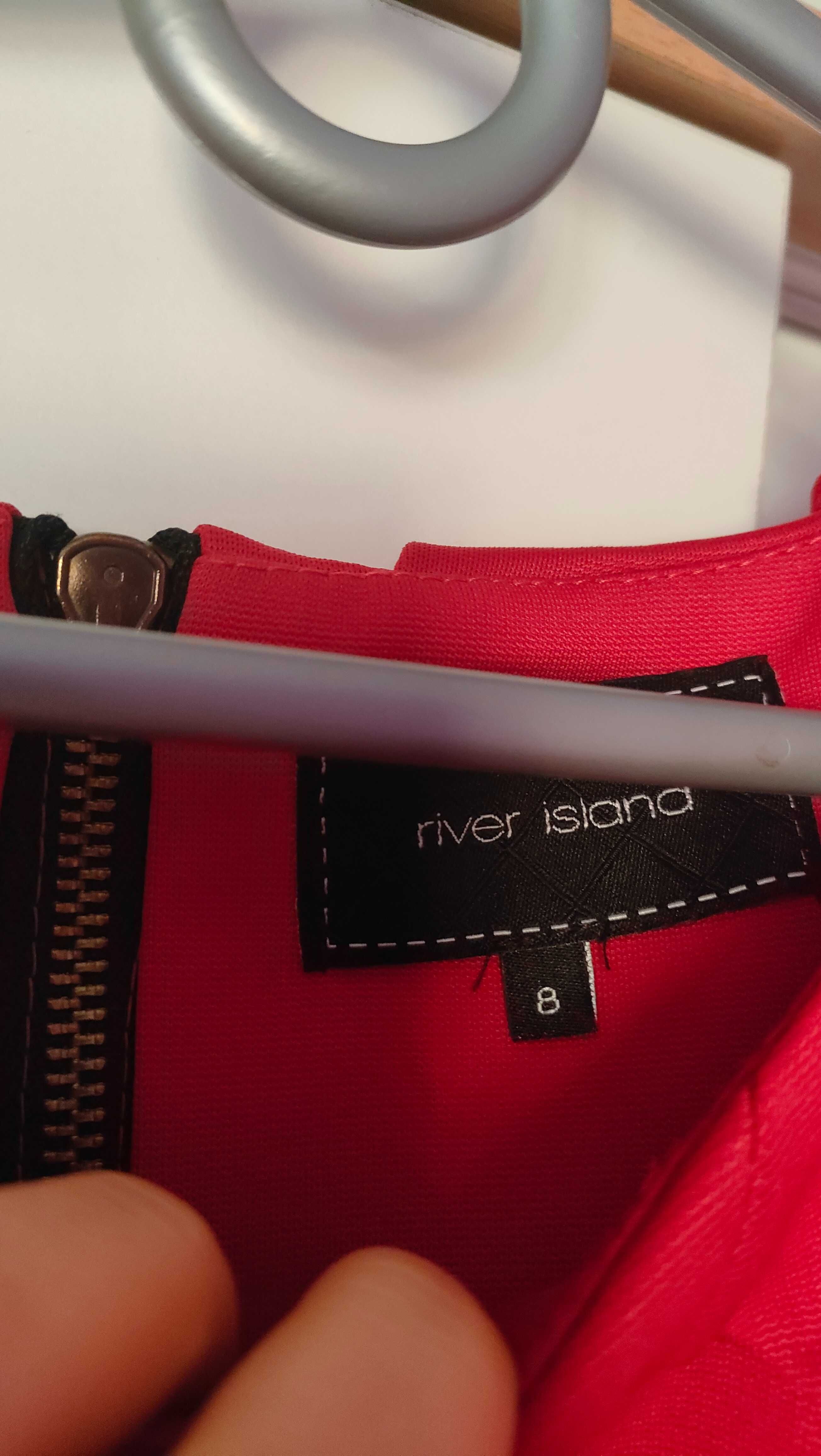 Czerwona sukienka River Island r. 34