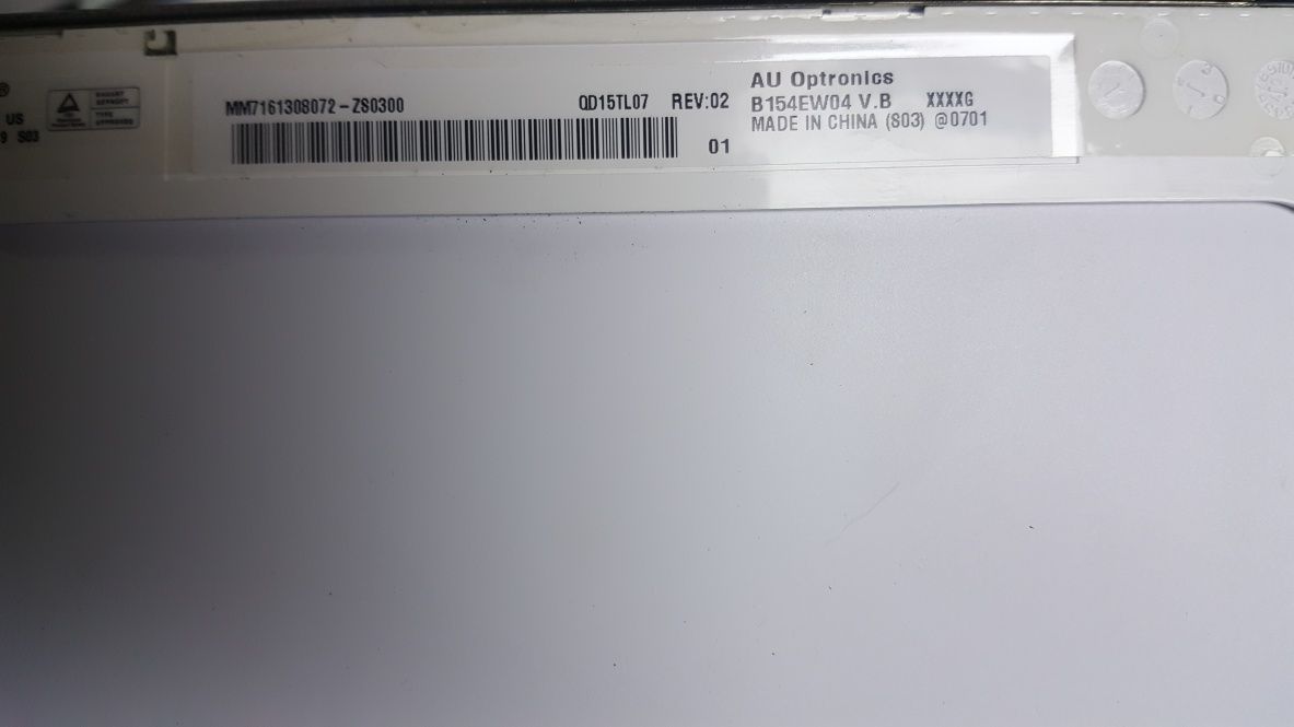 Дисплей для ноутбука 15,4" B154EW04 v.B