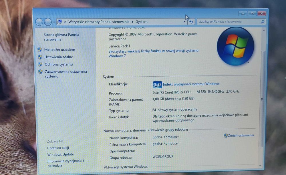 Laptop HP i5 M520, 4gb RAM