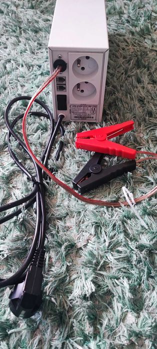 Zasilacz awaryjny UPS EVER ECO500 do pracy z akumulatorem zewnętrznym!