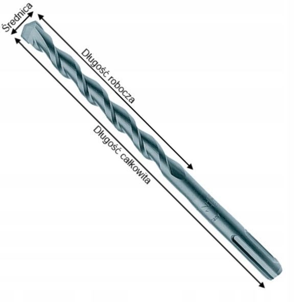 10xmakita D-61628 Wiertła Widiowe Sds-plus 6x110mm