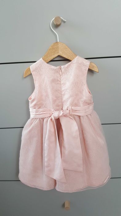 sukienka pudrowy ròż Lindex 74