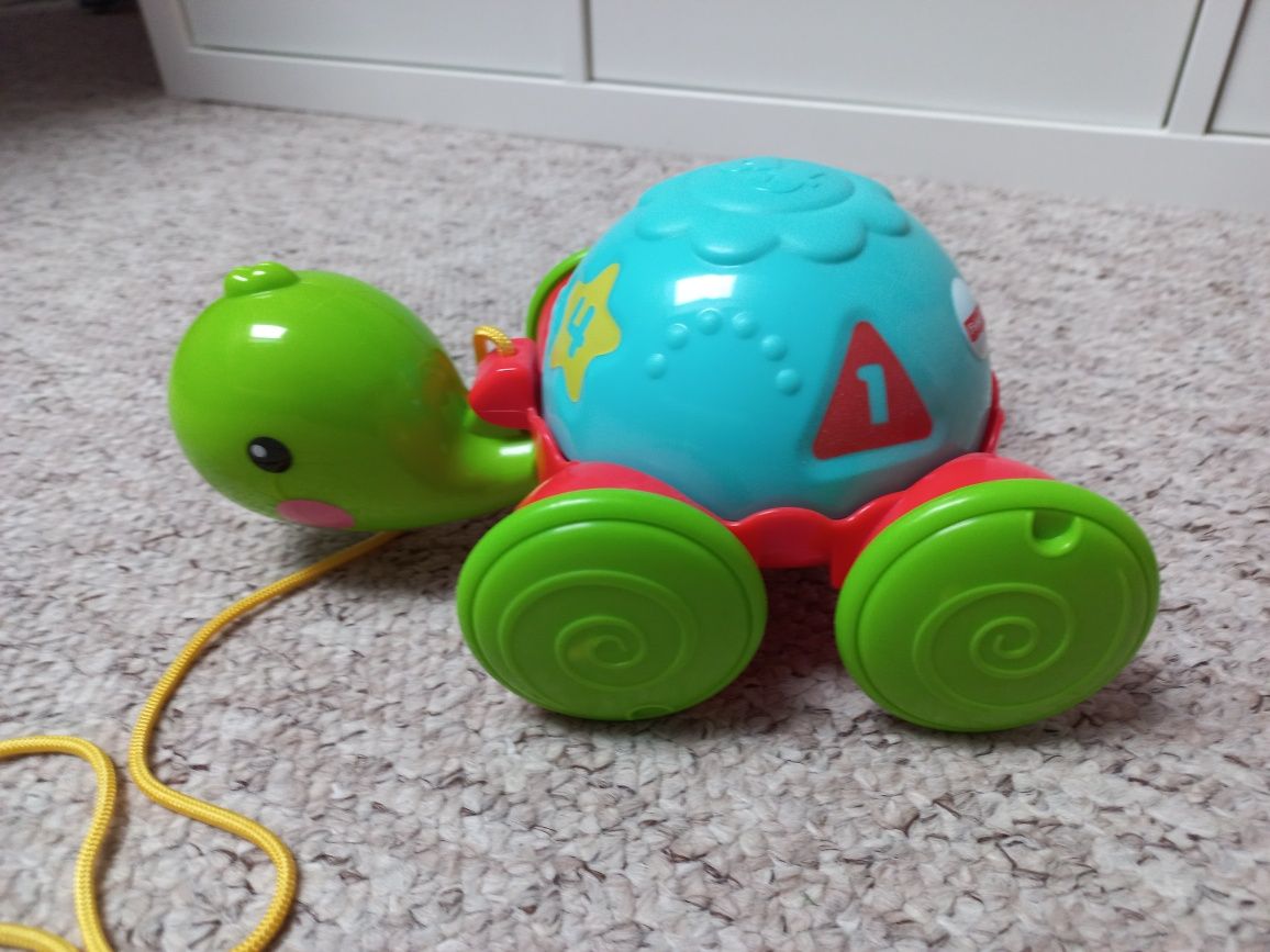 vtech żółw fisher price samolot na sznurku