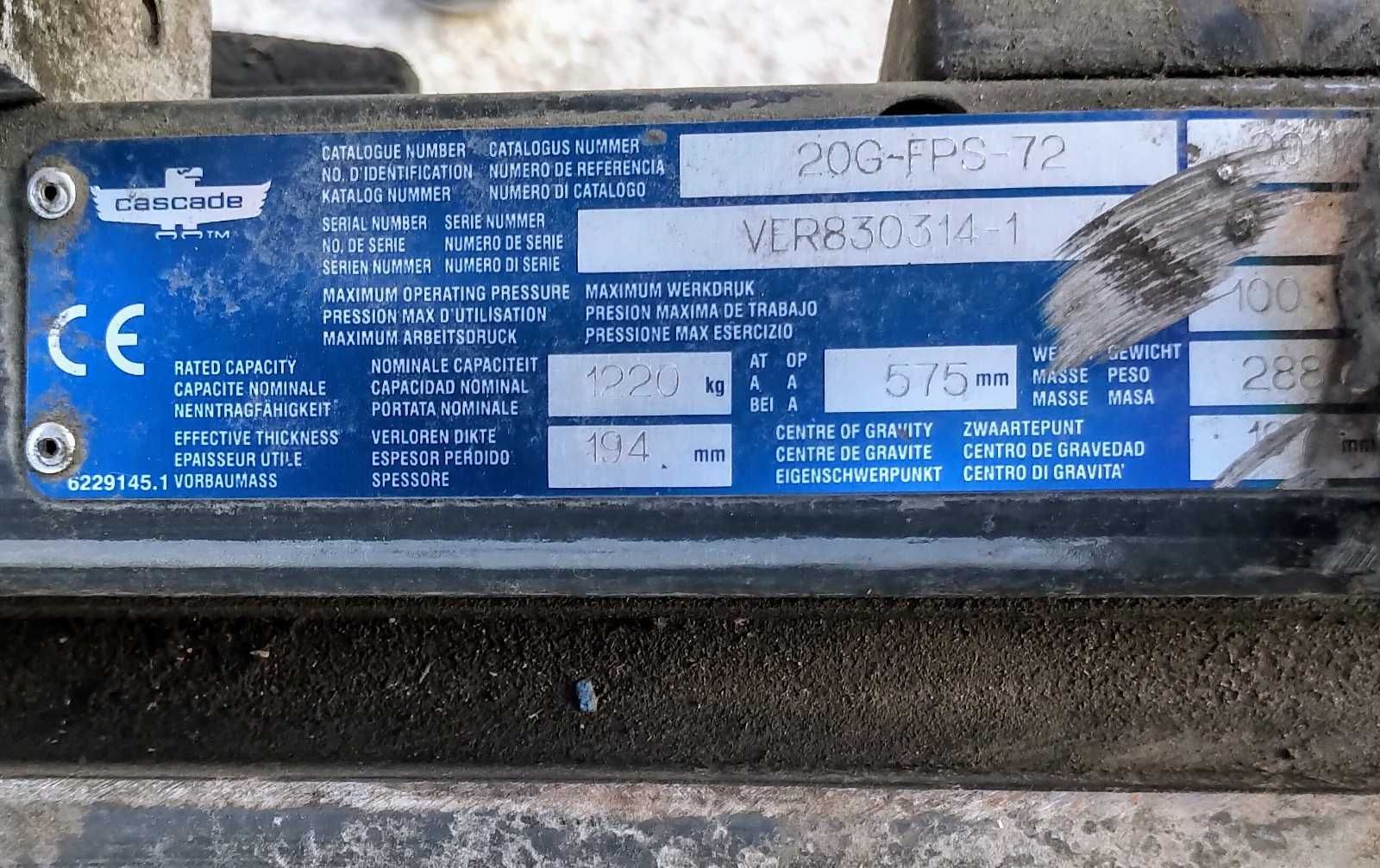 PRZESUWU BOCZNY-POZYCJONER - Toyota BT- Komplet z hydraulikom Cascade