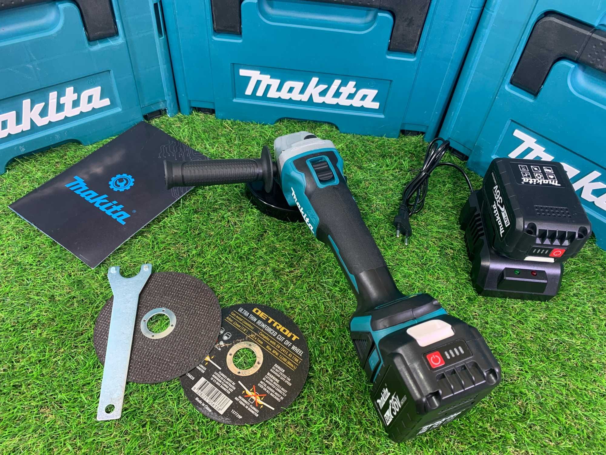 Акамуляторна Болгарка Makita DGA504 1200Вт КШМ 36V-8Ah УШМ 9500об/хв