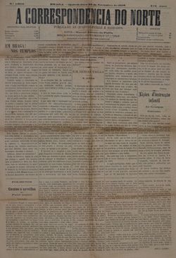 A Correspondência do Norte - jornal de Braga