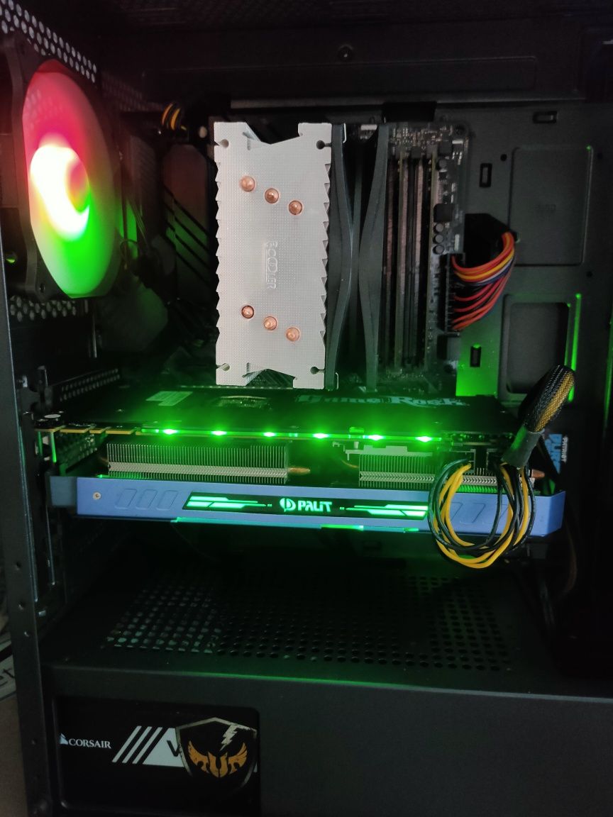 Игровой ПК Ryzen 5600 i5 12400f/SSD 500/ОЗУ 16Gb/Nvidia GTX 1080Ti