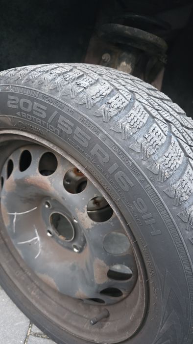 Koła Felgi Z Oponami Zimowymi 6,5Jx16 4x108 ET 20 Stalowe Kołpaki Grts