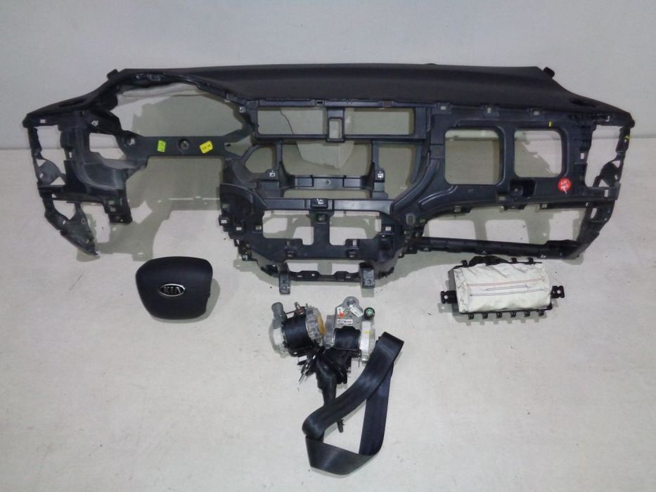 KIA RIO DESKA KONSOLA PODUSZKI AIRBAG PASY KOMPLET