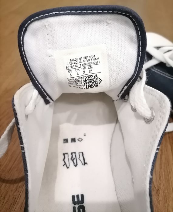 Кеди converse, устілка 23см