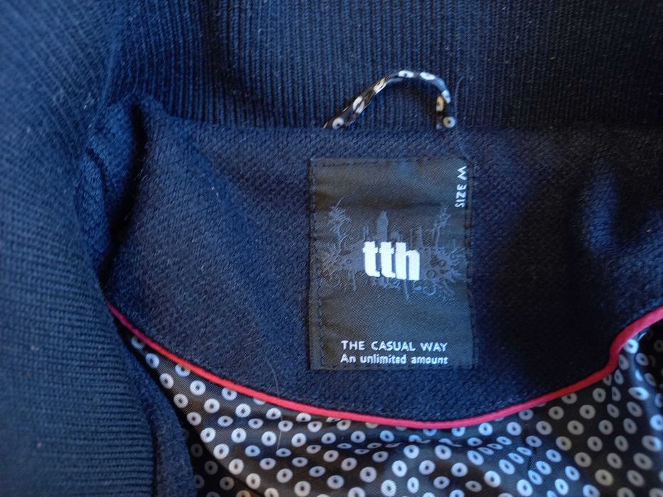 Kurtka ramoneska TTH rozmiar M granatowa