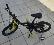 Bicicleta de criança BTWIN 16" com rodas de apoio 3 a 7 anos