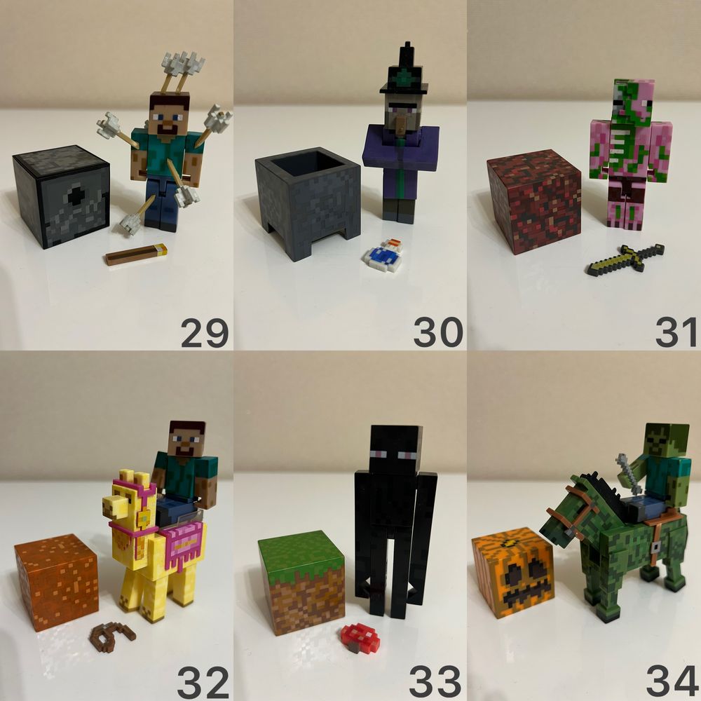 Фігурки оригінал майнкрафт manicraft mojang jazwares mattel