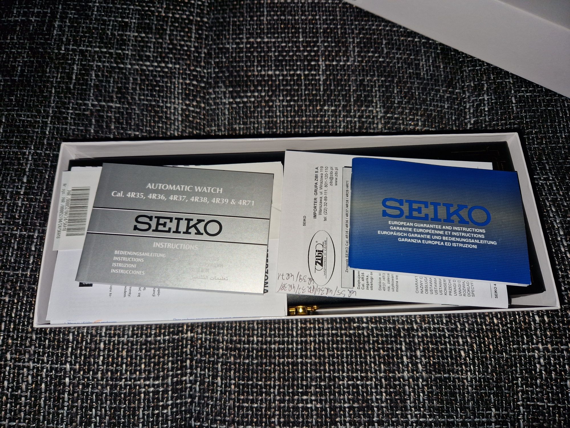 Zegarek Seiko limit wersja Bruce Lee