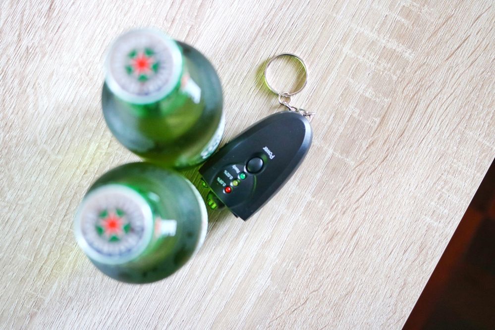 (PROMOÇÃO) Medidor Álcool / Alcolimetro com Porta-chaves (NOVO)