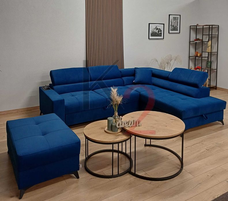 NOWOŚĆ, narożnik Fuks +USB, kanapa, sofa, łóżko do 7 dni +gratis