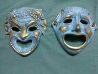 Máscaras Decorativas em Metal/Latão