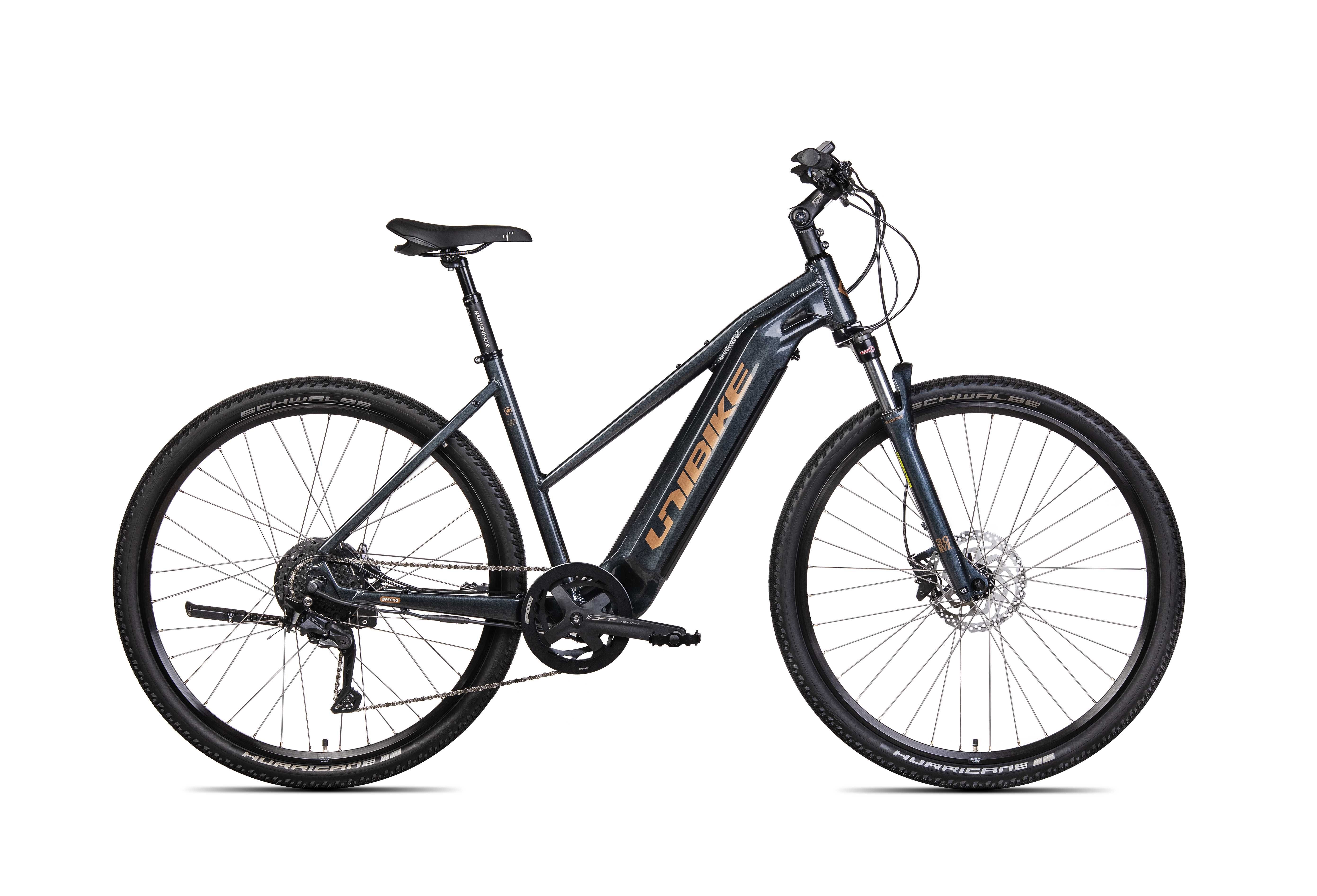 -Nowy Rower elektryczny Unibike 28 FALCON Damski 21 czarny-