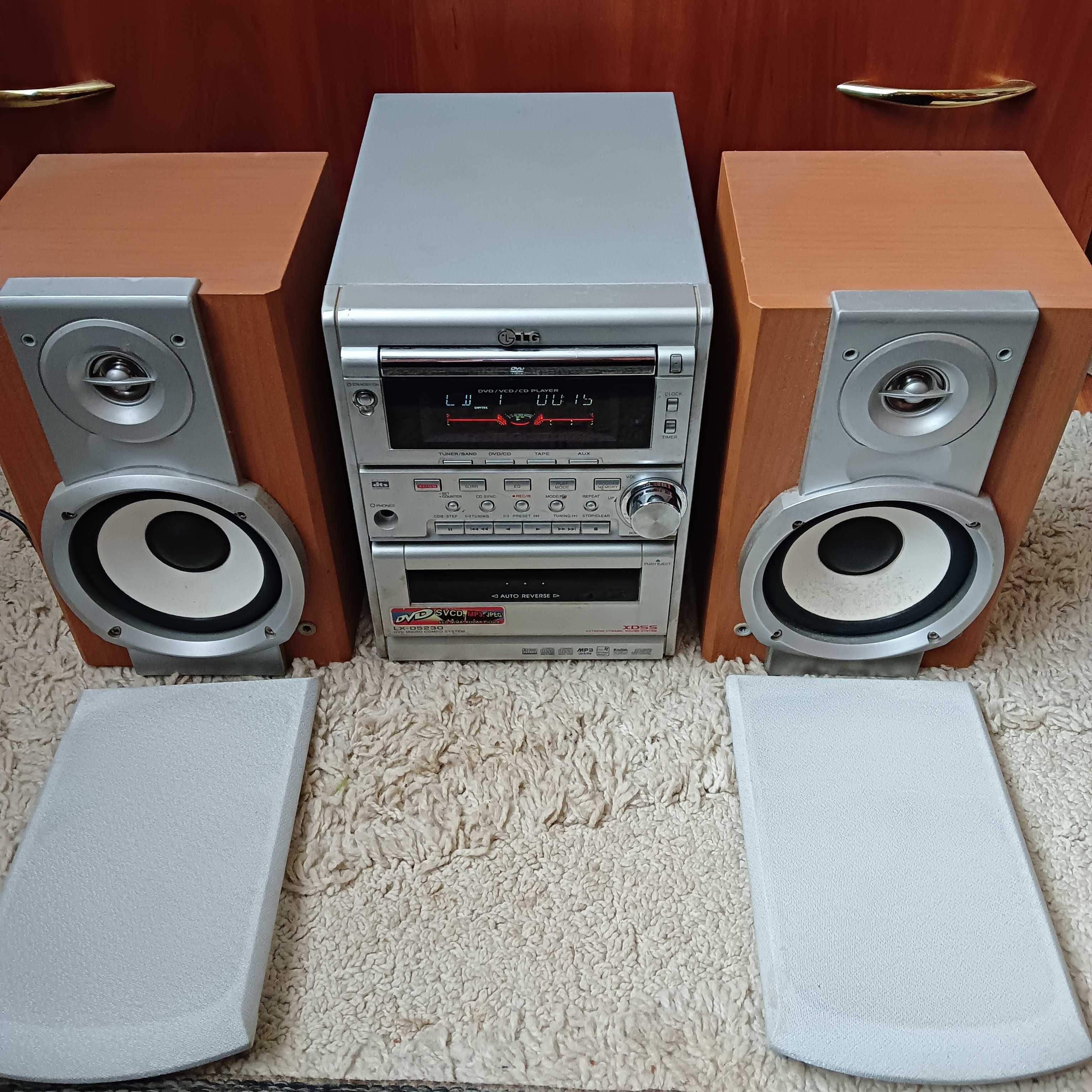 Музичний центр AIWA NSX V31G.  LG  LX D 5230A.