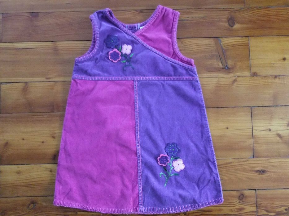 Sukienka sztruksowa princeska na 5 lat