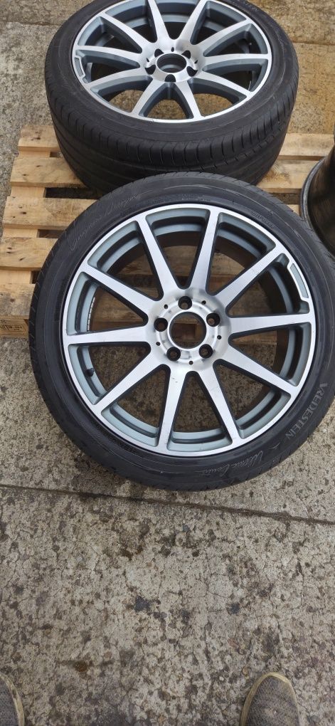 Felgi aluminiowe 18x8.5JJ 5x112 (Mercedes W212) + 2x opony letnie Vred